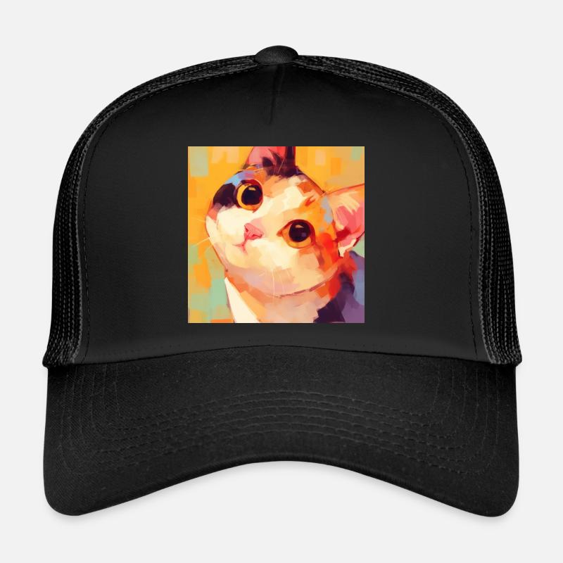 Cat, Cat Motif Trucker Cap
