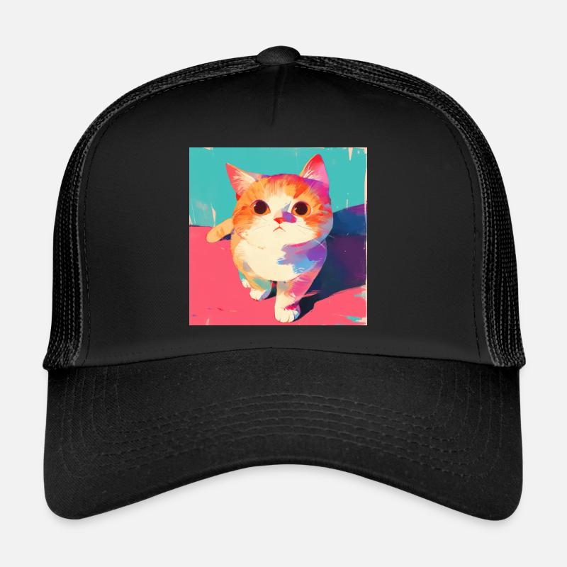 Chat, Motif De Chat Casquette trucker 