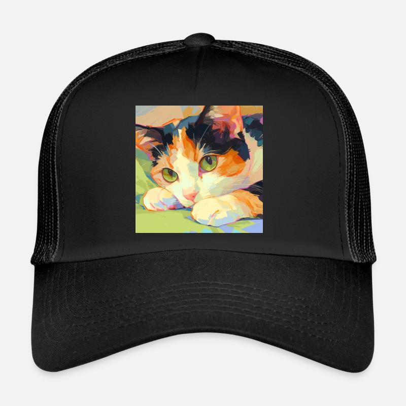 Chat, Motif De Chat Casquette trucker 