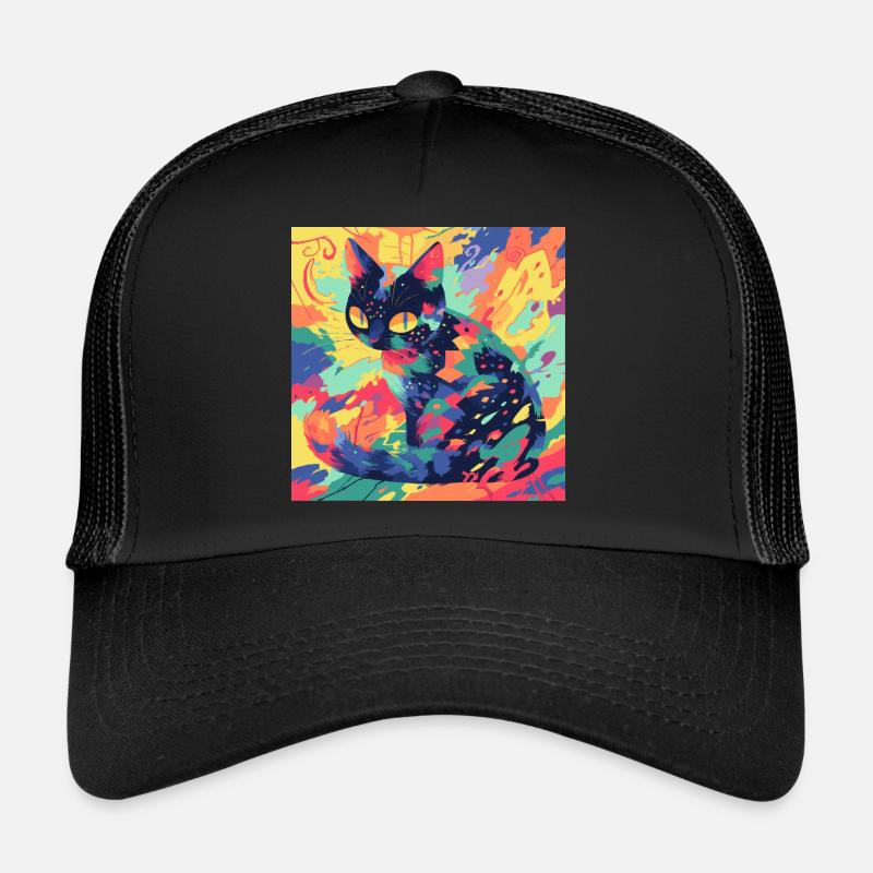 Cat, Cat Motif Trucker Cap