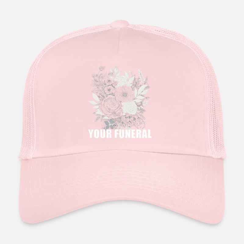 Funeral Black Trucker Cap