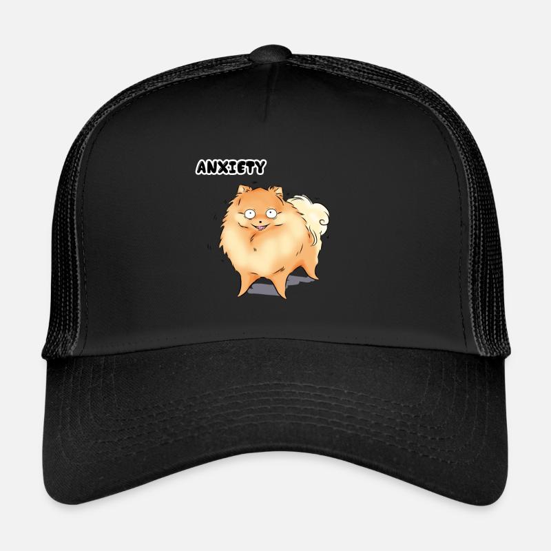 Anxiété - Casquette trucker  - noir/noir