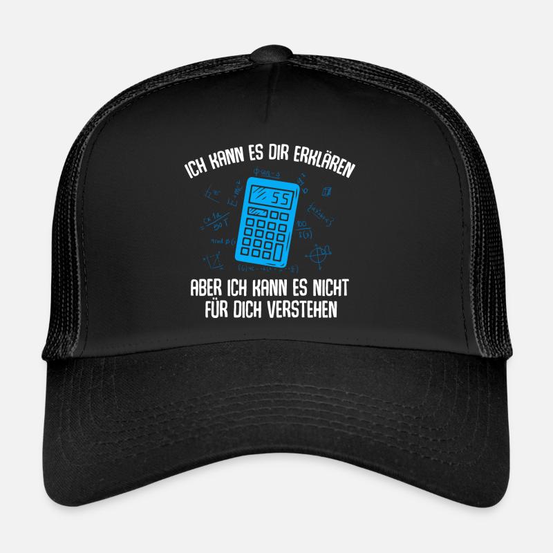 Math mathematics teacher calculator Trucker Cap