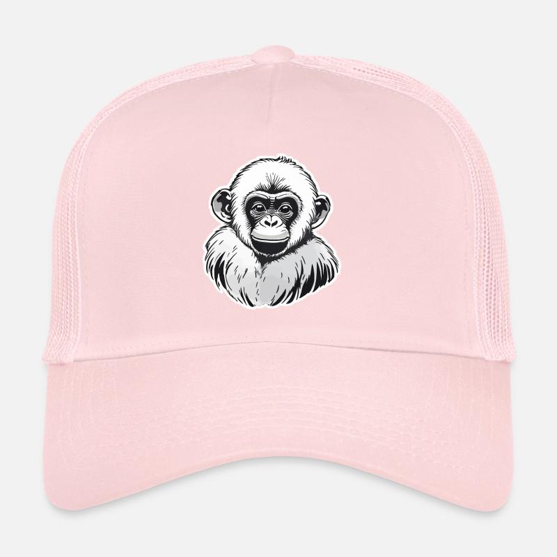 Aquarelles de singe Casquette trucker 