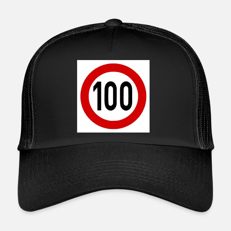 Limite de vitesse 100 Casquette trucker 