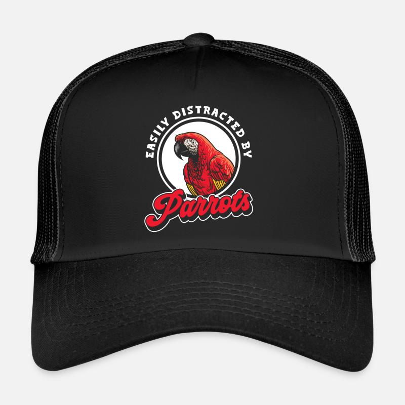 Plumes de perroquet Habitat Espèces d’oiseaux Casquette trucker 