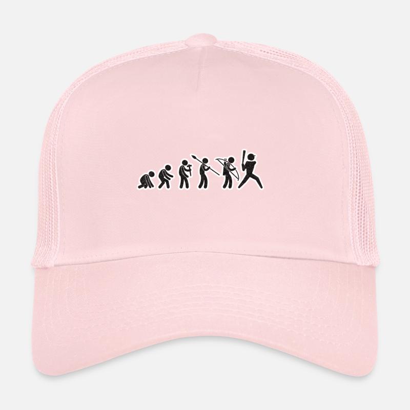 Evolution Joueur de Baseball Grunge Noir Casquette trucker 