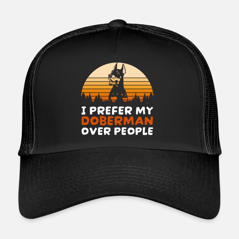 Dobermann Diensthund Hundefreund Trucker Cap