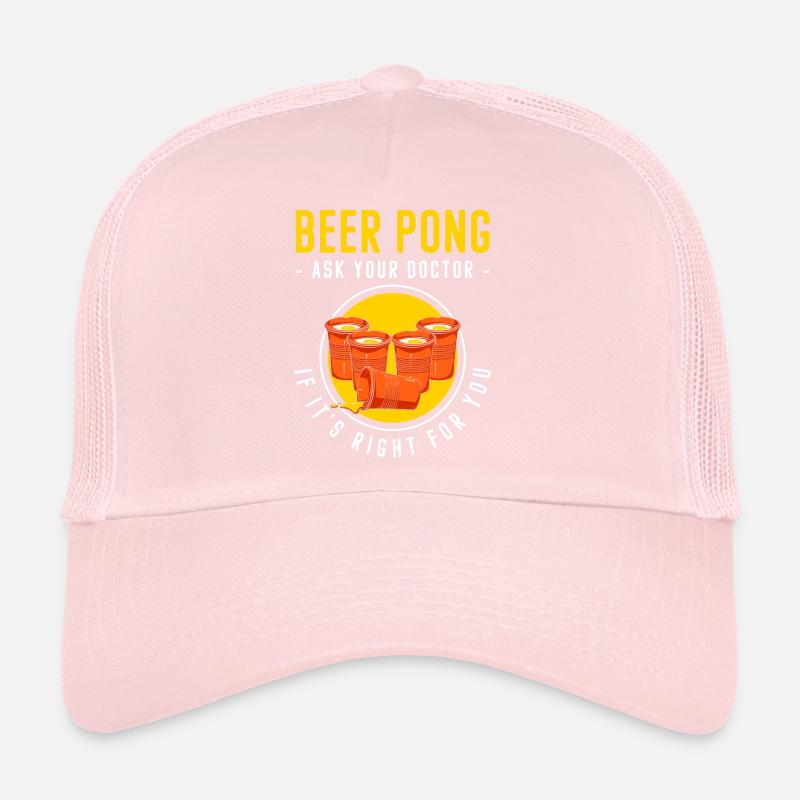Beer Pong Booze Game Rules Mug Trucker Cap