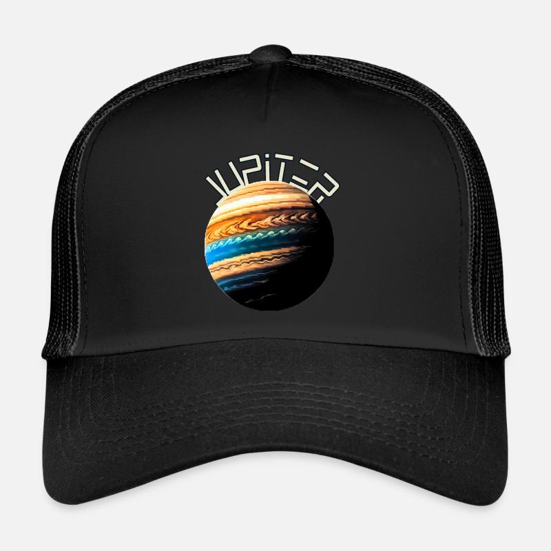 Jupiter - Trucker Cap - Schwarz/Schwarz
