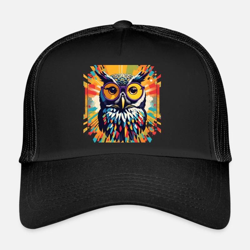Popart Eule Trucker Cap