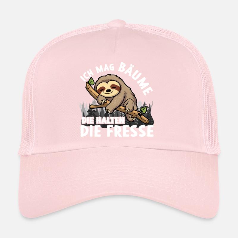 I like trees that keep their mouths shut Trucker Cap
