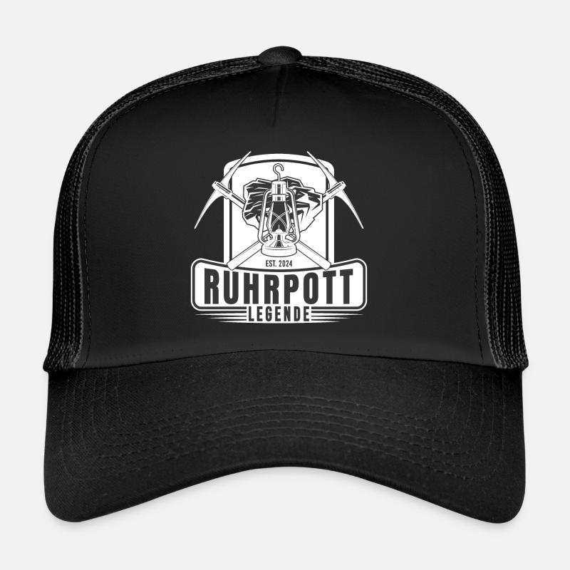 Mineur d’exploitation minière de légende de Ruhrpott Casquette trucker 