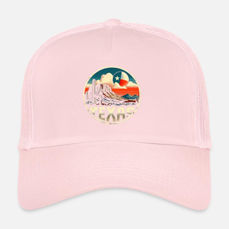 Texas Sunset Badge Trucker Cap