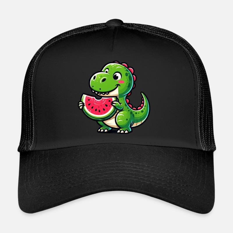 Crocodile avec pastèque fruité drôle Casquette trucker 
