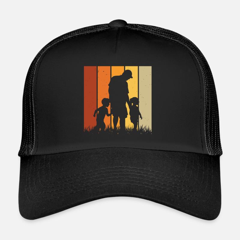 Padre e figlia Padre e figlio - Cappellino sportivo - nero/nero