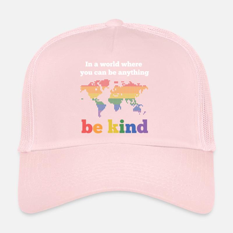 LGBTQ-Pride-Monat - Sei freundlich Trucker Cap