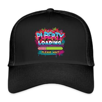 Urban Graffiti Puberty Alarm - Trucker Cap - black/black - Front