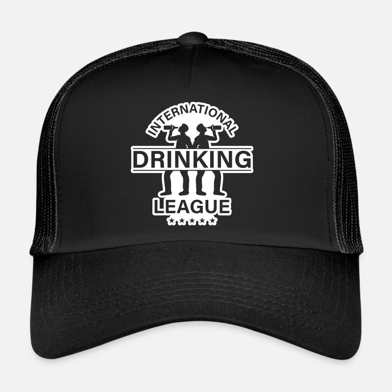 International Drinking Spruch Trucker Cap