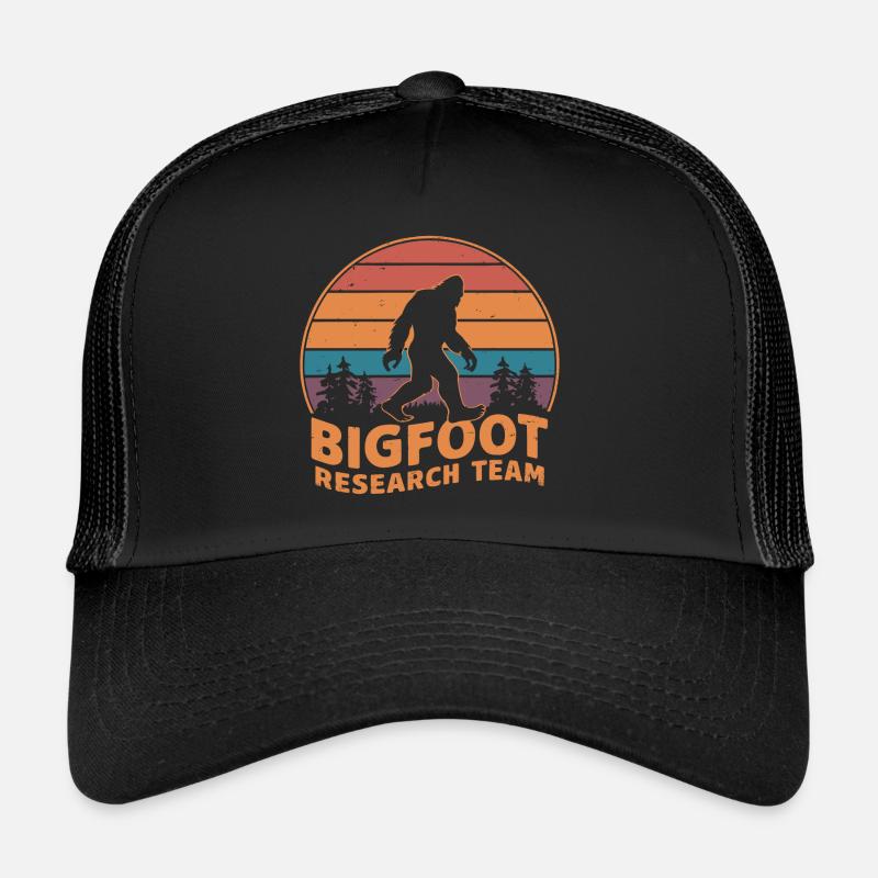 Équipe de recherche officielle Bigfoot Sasquatch Yeti Casquette trucker 