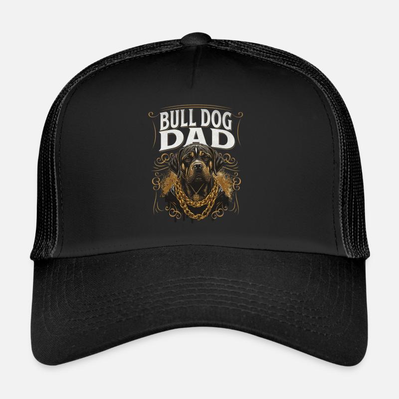 Bouledogue Papa Bouledogue Père Casquette trucker 