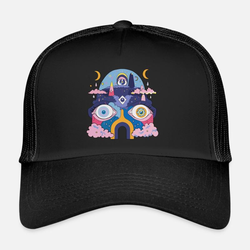 Robot psychédélique Casquette trucker 