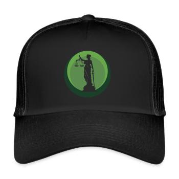 Court Judge - Trucker Cap - black/black - Front