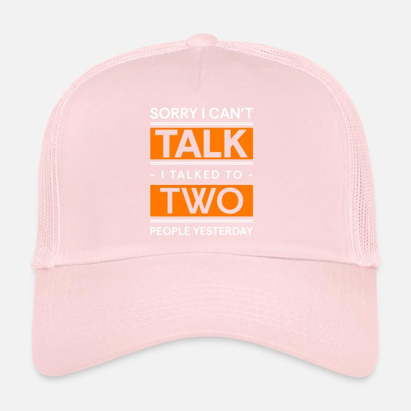 Sarcasme timide seul Casquette trucker 