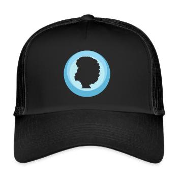 70s Funky - Trucker Cap - black/black - Front