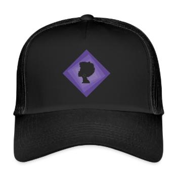 Afro Groove - Trucker Cap - black/black - Front