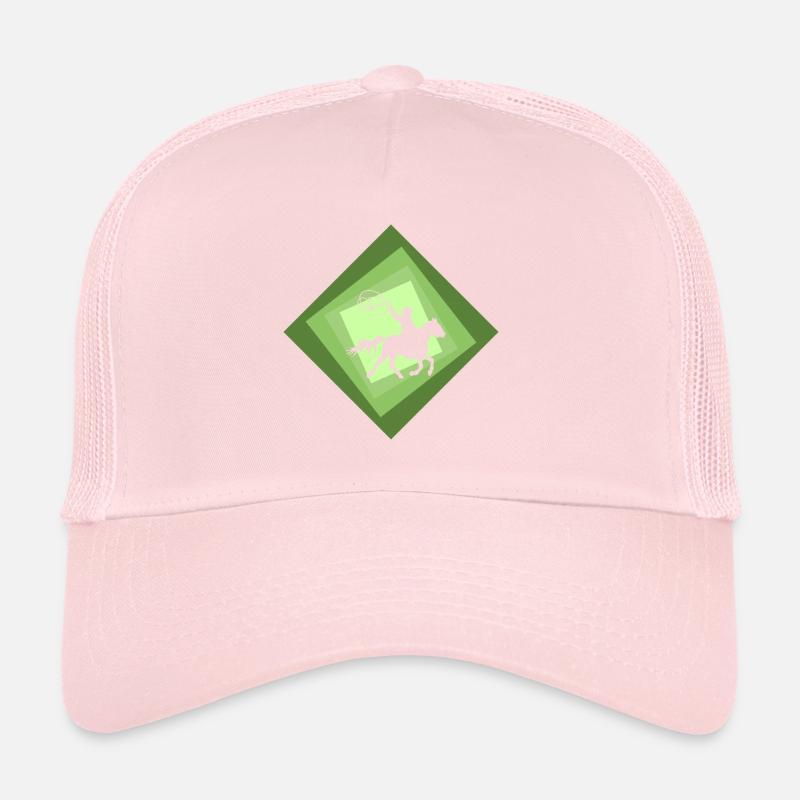 Cavalier de selle de cow-boy Casquette trucker 