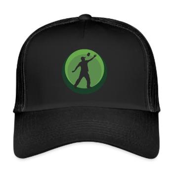 Sacs de jeu Cornhole - Casquette trucker  - noir/noir - Devant