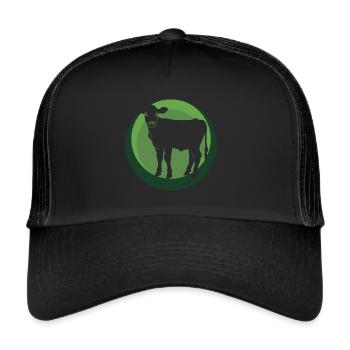 Vegan Animal Rights - Trucker Cap - black/black - Front