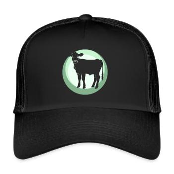 Vegan Veganer - Trucker Cap - black/black - Front