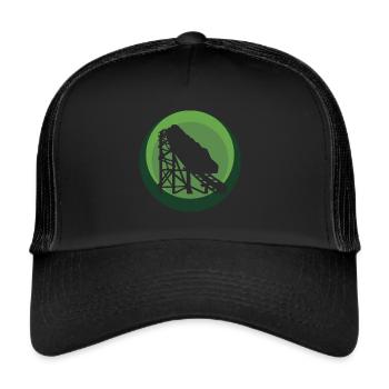 Carnival Ferris Wheel Lukas - Trucker Cap - black/black - Front