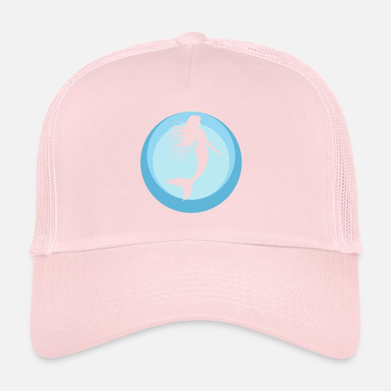 Mythical creature Fin Neptune Trucker Cap