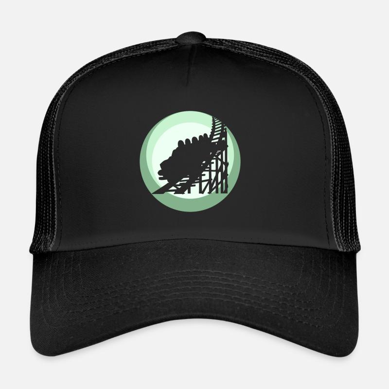 Roller coaster funfair fairground Trucker Cap