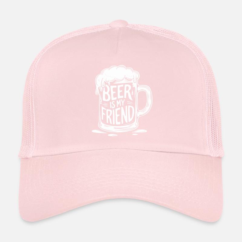 Chope de bière Dire que la bière est mon amie Casquette trucker 