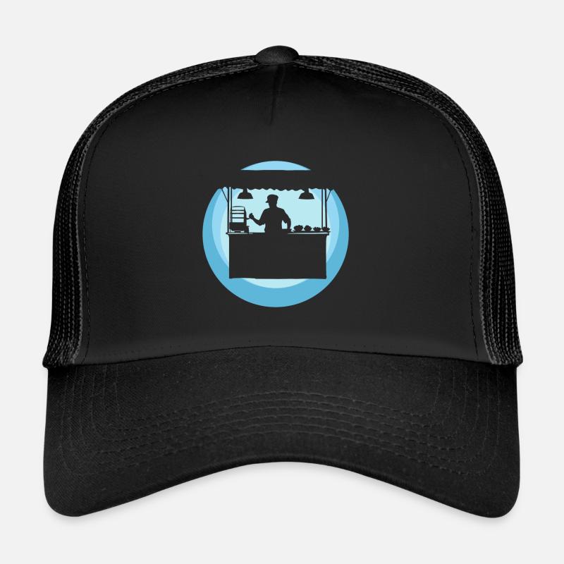 Repas de camion de cuisine de rue Casquette trucker 