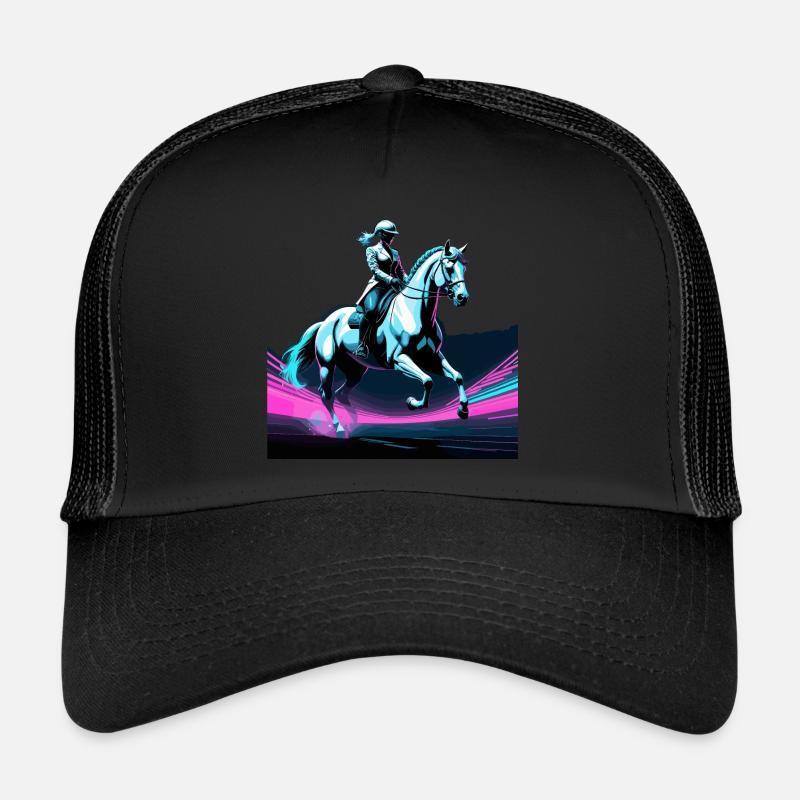 Dressage Équitation Cheval Dynamic Gift Casquette trucker 