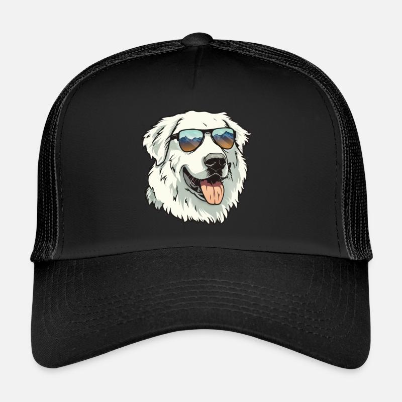 Pyrenäenberghund, Great Pyrenees, Hund Trucker Cap