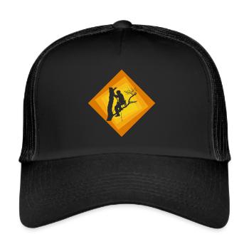 Climbing Ascent - Trucker Cap - black/black - Front