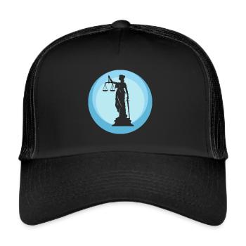 Lawyer Paragraph Treatment - Trucker Cap - black/black - Front