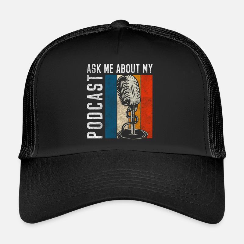 Presenter Music Wave Channel Trucker Cap