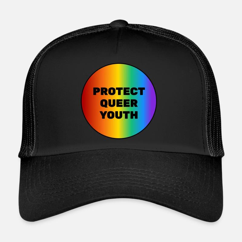 Protéger les jeunes queer Casquette trucker 