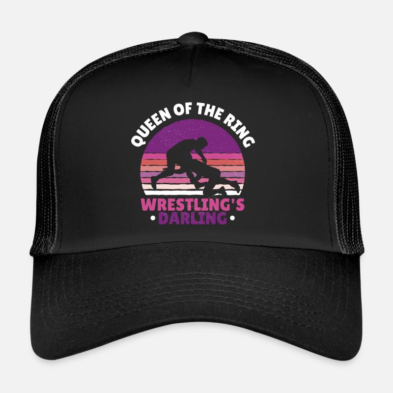Entraîneur de lutte, lutteur, grappling, arts martiaux Casquette trucker 