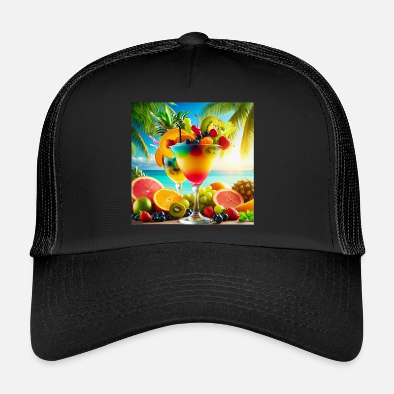 Tropical fruit cocktail. Trucker Cap