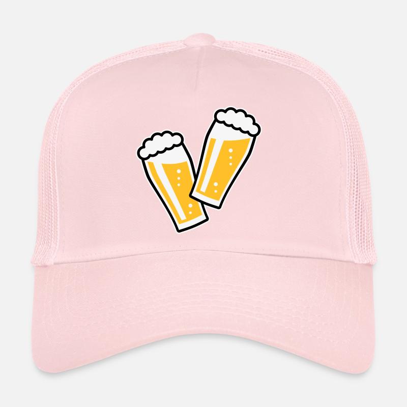 2 Biergläser Stoßen An (Bier / Willibecher / 3C) Trucker Cap
