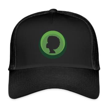 Afro Beat Groove - Trucker Cap - black/black - Front