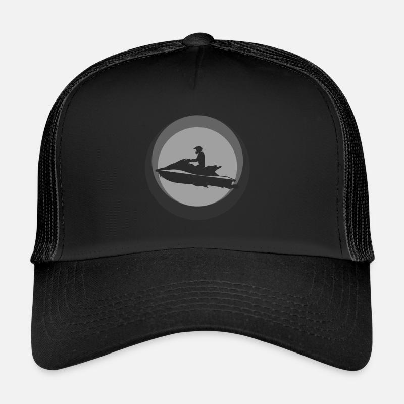 Jetski Wakeskating Motorboot Trucker Cap